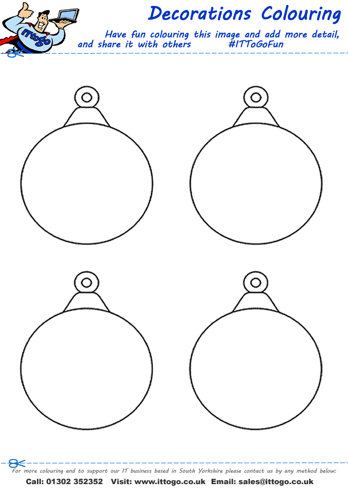 Decorations Colouring